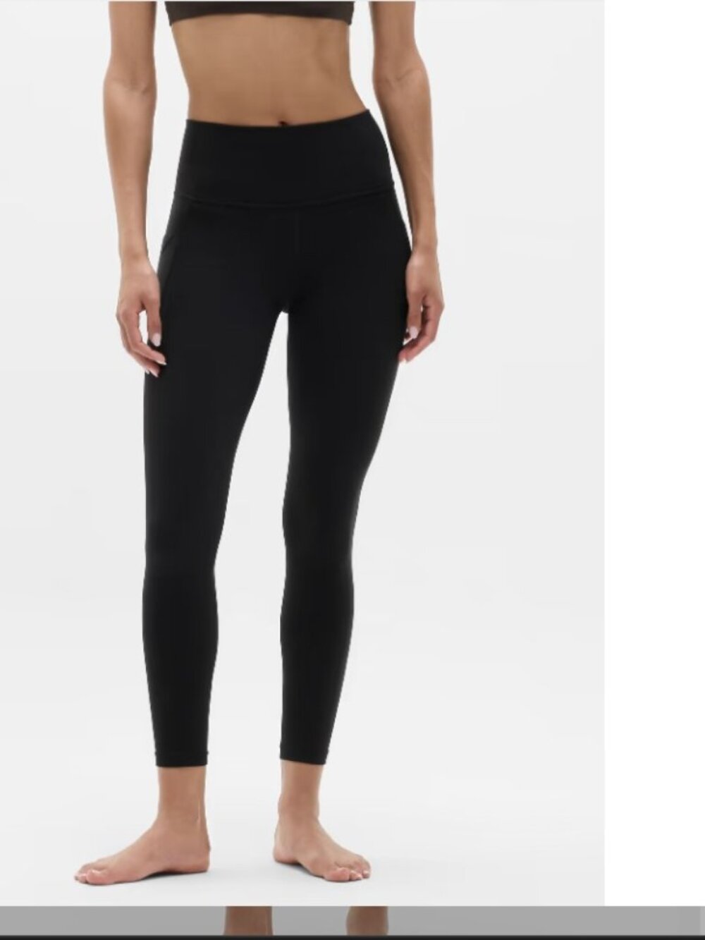 Athleta Salutation Stash High Rise Legging Black size medium